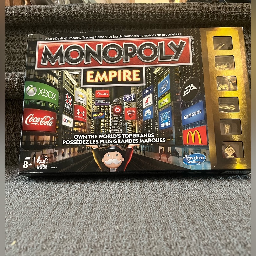 Monopoly Empire Gold Tokens Edition 2013 Hasbro - A4770 - Complete NEW OPEN BOX!